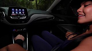 young camila henao sneaks into car for hidden pounding part 1 with jean paul