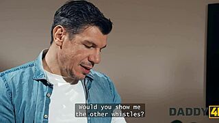 My Hot GF Cheats Quietly With Daddy While I Watch TV