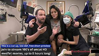 Nurse Channy Crossfire Squirts In Orgasm Research With Dildo Fingering And Toys Backstage