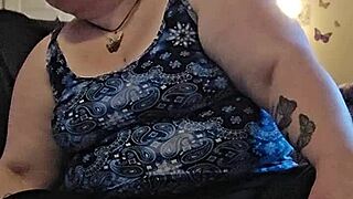 Bbw Milf Stretches Huge Natural Tits in Homemade Yoga Tease