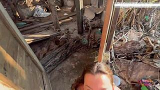 we got caught fucking at the waterfall on vacation!!