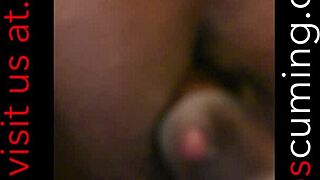 black mama's swollen pussy gets licked ridden and pumped full of cum