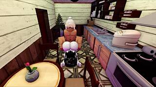 Wife Cooks Meal Then Swallows My Monster Cock