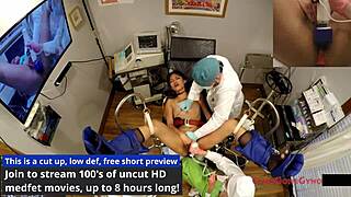 Nurse Channy Crossfire Squirts In Orgasm Research With Dildo Fingering And Toys Backstage