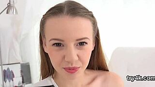 Erotic Girl Delivers Sloppy POV Blowjob with Tongue Before Narrow Snatch Gets Hard Shagged