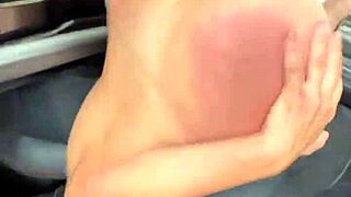 Petite Latina Whore's Tight Pussy Destroyed by Huge Cock in Hard Car Doggystyle Sex