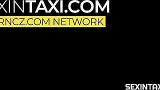 A busty horny milf hops in the taxi as her pussy gets intensely fisted hard