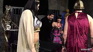 Nights at museum cosplay mmff foursome Amanda Aletta big tits milfs