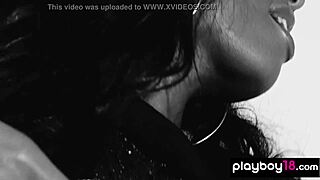 skinny ebony ballerina jahla pope strips naked working out!