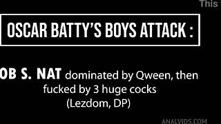 exotic young brazilian dominated by qween goddess then dp anal by 3 huge bbc monster cocks