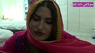 Iranian Persian housewife cuckold takes massive BBC bull cock first time homemade