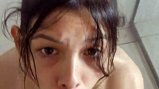 she takes my cock deep down her throat until i explode in her submissive mouth