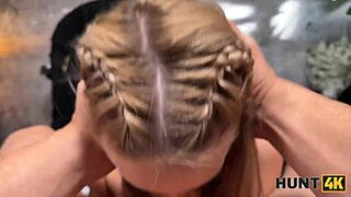 Hunt4k Naomi Love Cheats on Boyfriend with Friend Watching Her Pussy Pound