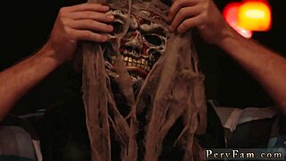 Stepdad and uncles join webcam group blowjob with teen