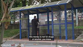 Babysitter's Big Natural Tits Bounce in Rough Doggystyle Confession