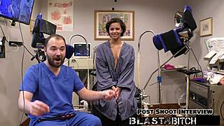 doctor unloads thick cum deep inside rebel wyatt's tight patient pussy