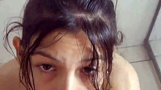 she takes my cock deep down her throat until i explode in her submissive mouth