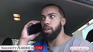 married cassidy luxe rides mechanic's cock cowgirl to creampie!