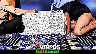 Indonesian school group turns anal threesome with girlfriend bent over doggystyle cumshot