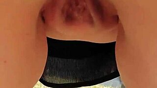 mature wife spreads huge shaved pussy lips in secret outdoor garden