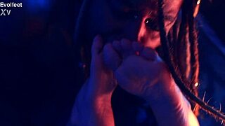 Femdom Goddess Forces Foot Lick Suck Toe Gagging Choke Spitting Domination Total!