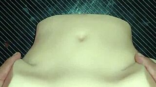 Candy's Missionary Position Debut with Close-Up Pussy Creampie