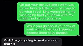 you won't believe how i sext my sissy bitch into total emasculation and humiliation
