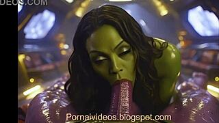 gamora rides thanos cock before doggystyle cumshot punishment