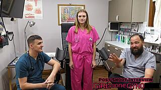 tyler, daddy's gloves probe your shaved teen holes?