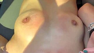 Slim thick trashy hooker bent over car hood fucked hard in public before reluctant facial cumshot