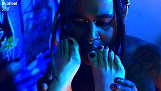 Femdom Goddess Forces Foot Lick Suck Toe Gagging Choke Spitting Domination Total!