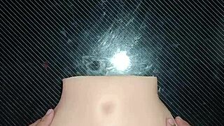 Candy's Missionary Position Debut with Close-Up Pussy Creampie