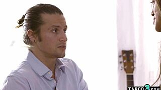 innocent kisses turn to big cock pounding for alexia anders