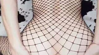 oh man, homemade anal with my wife in stockings from behind doggystyle close up