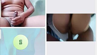 Amateur Webcam Wife's Ass Fucked Hard Client Cums Gushing Inside