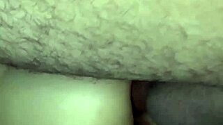 Brunette Latina First-Time Standing Anal Assfucking Dripping with Milk Creampie