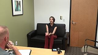 zelda's back for more intense pov casting on the sofa