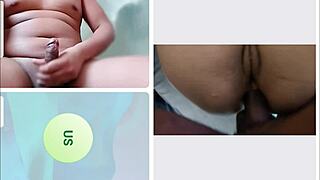 Amateur Webcam Wife's Ass Fucked Hard Client Cums Gushing Inside