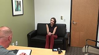 zelda's back for more intense pov casting on the sofa