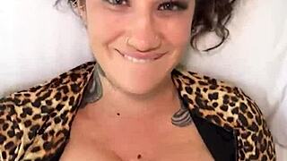 curvy babe arabelle raphael craves huge cock pounding her juicy tits and wet pussy rough