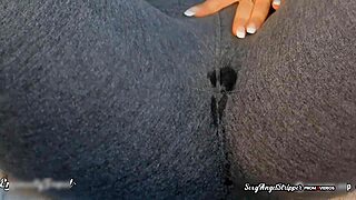 Sexy Angel Stripper Jerk Off Challenge Cums Three Times Fast