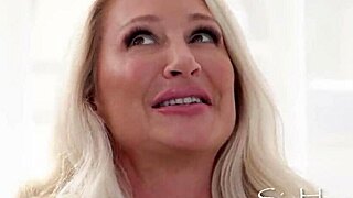 Canadian milf masseuse oils ponytail body in wild nuru massage