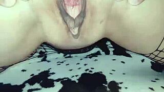 oh man, homemade anal with my wife in stockings from behind doggystyle close up