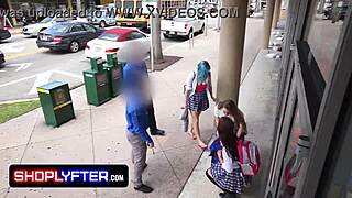 Case 7906292 skinny latina shoplifter bent over fucked doggystyle rough