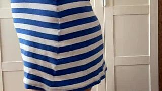 my sexy stepmom spreads shaved pussy and ass just for you