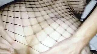 oh man, homemade anal with my wife in stockings from behind doggystyle close up