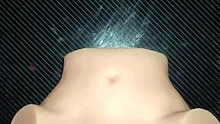 Candy's Missionary Position Debut with Close-Up Pussy Creampie