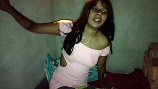 hey i gave shelter to this street guy and he thanks me with a deep blowjob then fucks my pussy hard