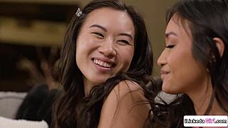 Lesbian Teen 18+ Swaps with Big Tits Stepmom Then Licks Pussy Facesitting Oral