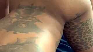 blonde slut bent over taking big black cock doggystyle until creampie floods her wet pussy